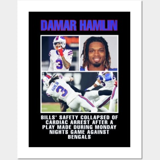 damar hamlin Posters and Art